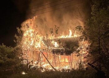 Image from Tennessee Street fire in Mount Hope | Mount Hope Fire Department