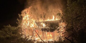 Image from Tennessee Street fire in Mount Hope | Mount Hope Fire Department