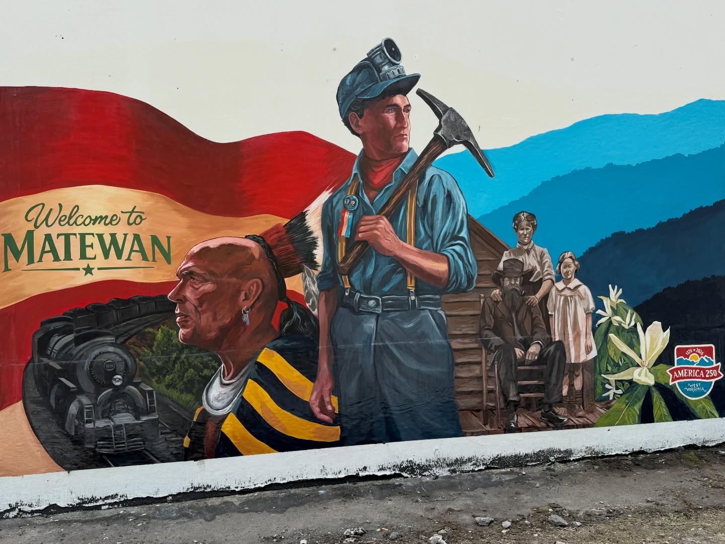 Historic Matewan Welcomes New Public Art Through America250 Mural Project
