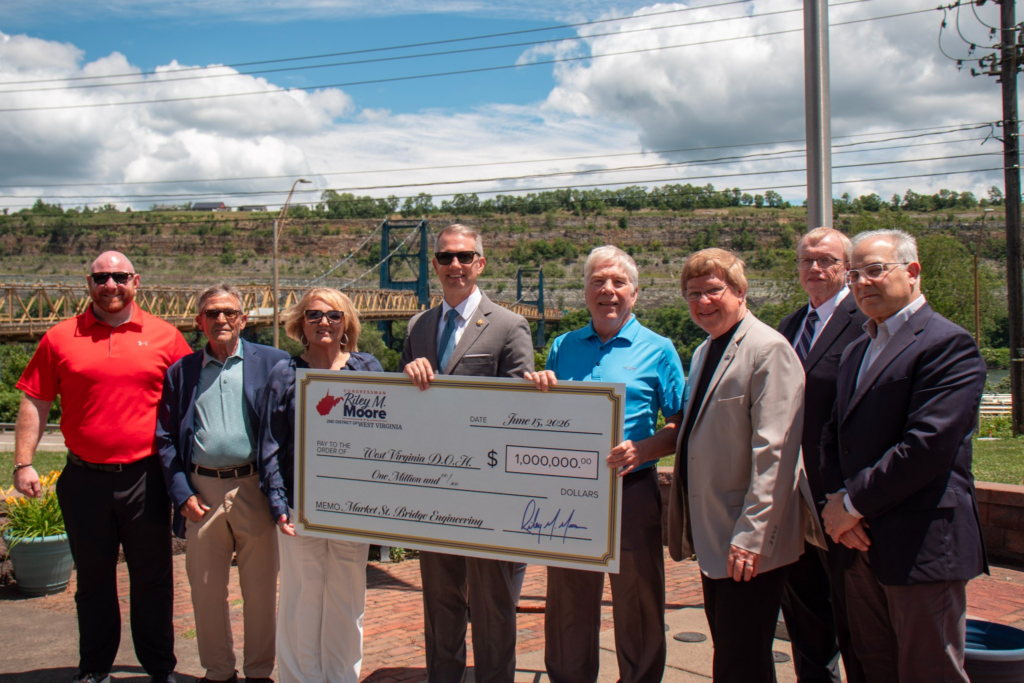 Congressman Riley M. Moore Presents $1 Million Check for Market Street Bridge Engineering Work