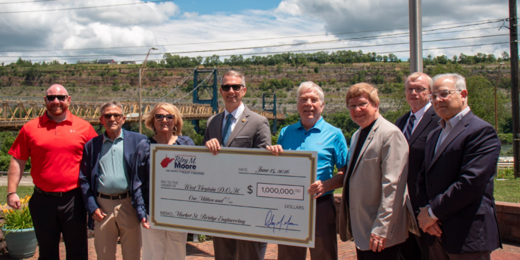 Congressman Riley M. Moore Presents $1 Million Check for Market Street Bridge Engineering Work