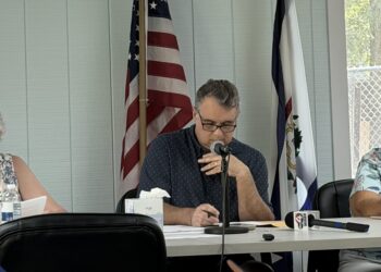 Mount Hope Councilwoman Patricia Conelly makes a motion to move the location of the proposed RV park in the city. Her motion failed on a 3-2 vote.
