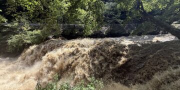 Dunloup Creek Falls near Thurmond