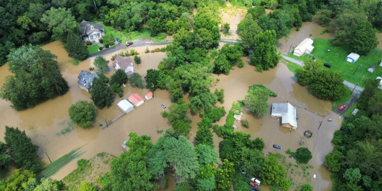 Flooding in Glen Jean